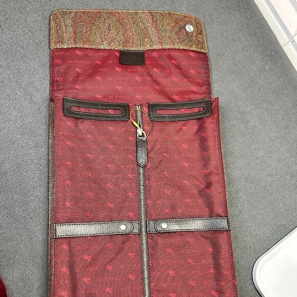 🌟 (VERY RARE) ETRO TIE TRAVEL CASE - PAISLEY PERFECTION 🌟 - Picture 8 of 14